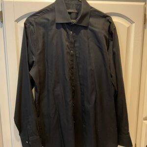 John Varvatos Classic Black Dress Shirt